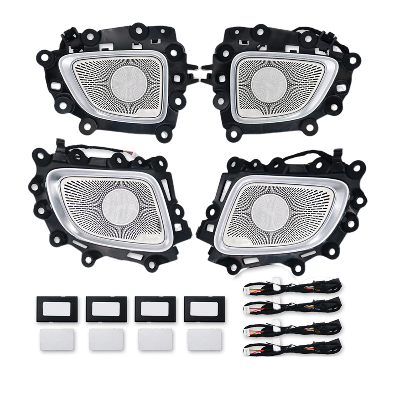 

1Set 64 Colors Door Speaker Cover Ambient Light For Mercedes Benz 2022 C-Class W206 Car Engine Replacement Parts