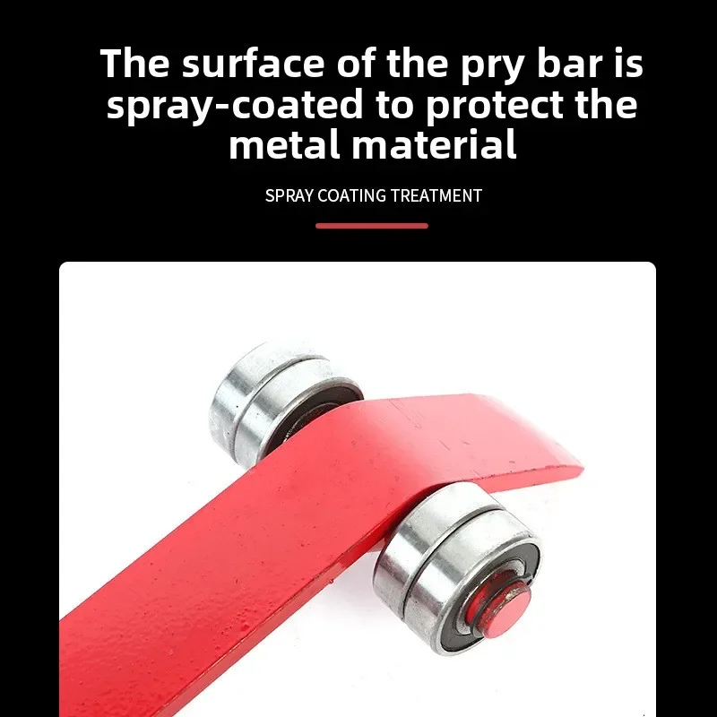 

Подъемный лом с подшипником 2025 Лом с двойным подшипником Утолщенное усиление Ручной толкатель Стойка Шестиугольная стальная плоская головка