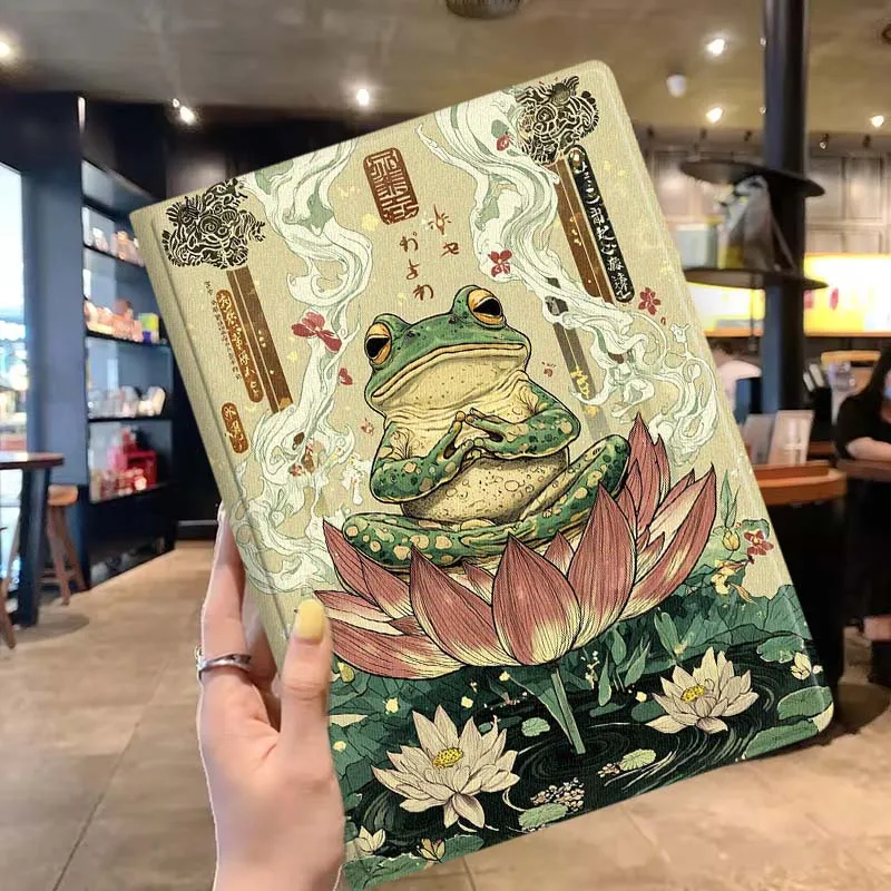 Frog Nature Meditation Soft For Lenovo Xiaoxin Pad Pro Tab P12 P11 11 11.2 11.5 10.6 inch K10 M10 Plus Tablet Case