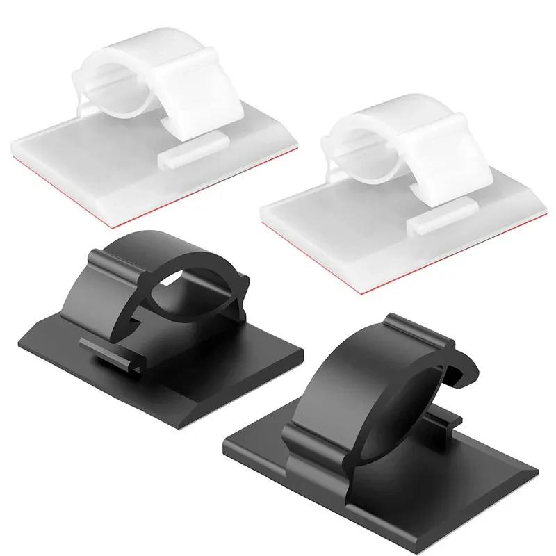 Cable Organizer Clips Cord Holder Desktop Workstation Wire Manager USB Charging Data Line Bobbin Winder Cable Management