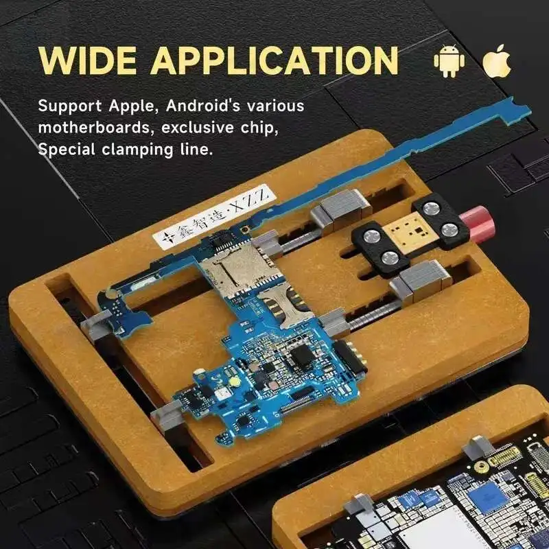 XZZ T2 Multi-funzione PCB Fixture Platform Series supporto per saldatura a scheda madre a doppio asse CPU Chip colla rimuovi strumento di riparazione per saldatura