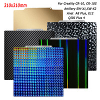 For Artillery Sidewinder X1 X2 PEI Plate Creality CR10 Magnetic Heat Bed Spring Steel Sheet for QIDI Plus 4 Anet A8 Plus E12
