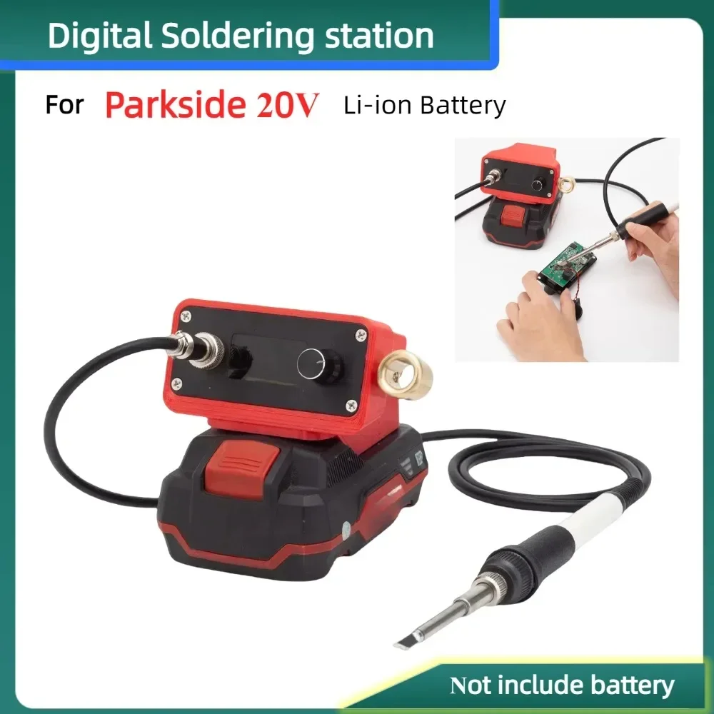 

T12 Lithium Battery Soldering Iron for Lidl Parkside X20V TEAM Battery Portable Intelligent Fast Heating Digital Soldering Table