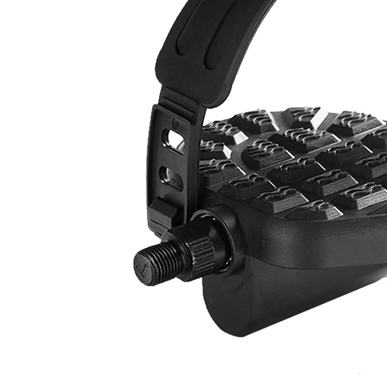Fitness Exercise Bike Pedals with Adjustable Straps Sealed Bearing Non Slip Platform for Indoor Cycling MTB Road Bike