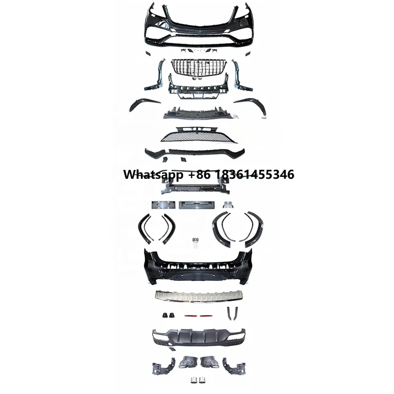 

Body Kit With Grille Front Rear Bumper Fit 2012-2015 GL400 GL500