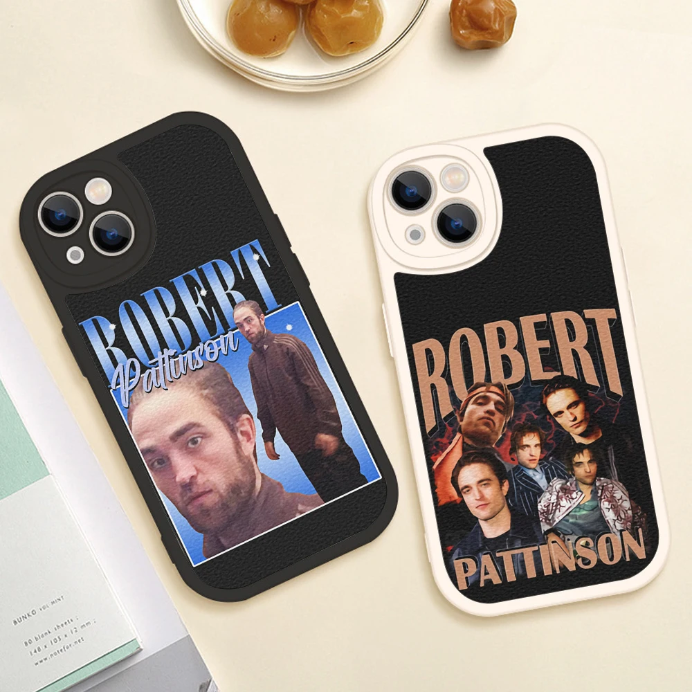 Funny Robert Pattinson Standing Meme Phone Case for Iphone 14 13 11 12Pro MAX 13 12 MiNi 7 8plus iphone 14 XS XR Lambskin Covers