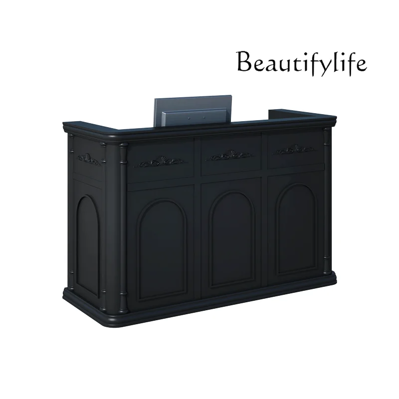 

French checkout page Jane Europe high-end beauty club store bar front desk cosmetic store clothing store reception desk