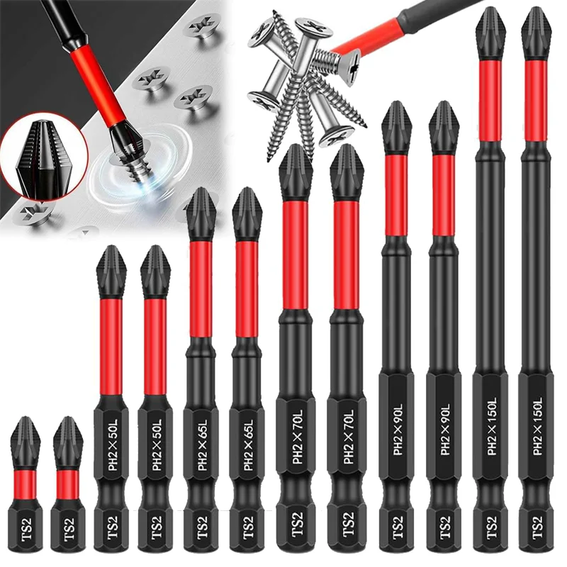 Anti Slip bits Magnetic Screwdriver bit Set D1 Alloy Steel I