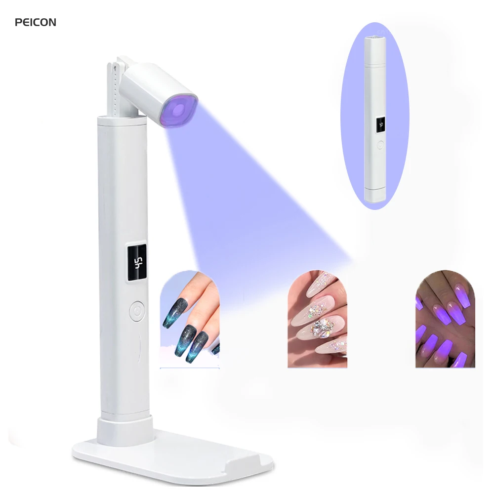 Uv Led Nail Lamp for Manicure Gel Drying Flashlight Electric Nail Drying Lamp Professional Material Nails Accessories and Tools