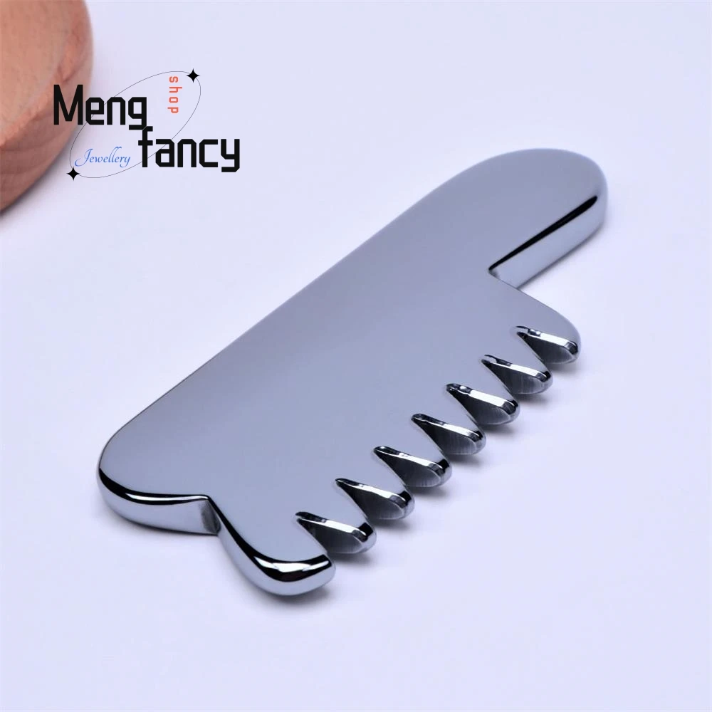 Natural Energy Stone Terahertz Beauty Massage Scraping Board Large Comb Home Simple Exquisite High-grade Handicraft Holiday Gift