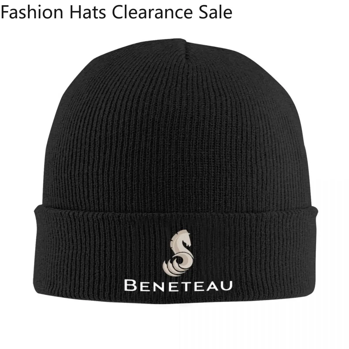 Beneteau Sailboat Logo Warm Knitted Cap Hip Hop Bonnet Hat Autumn Winter Outdoor Beanies Hats for Unisex Adult