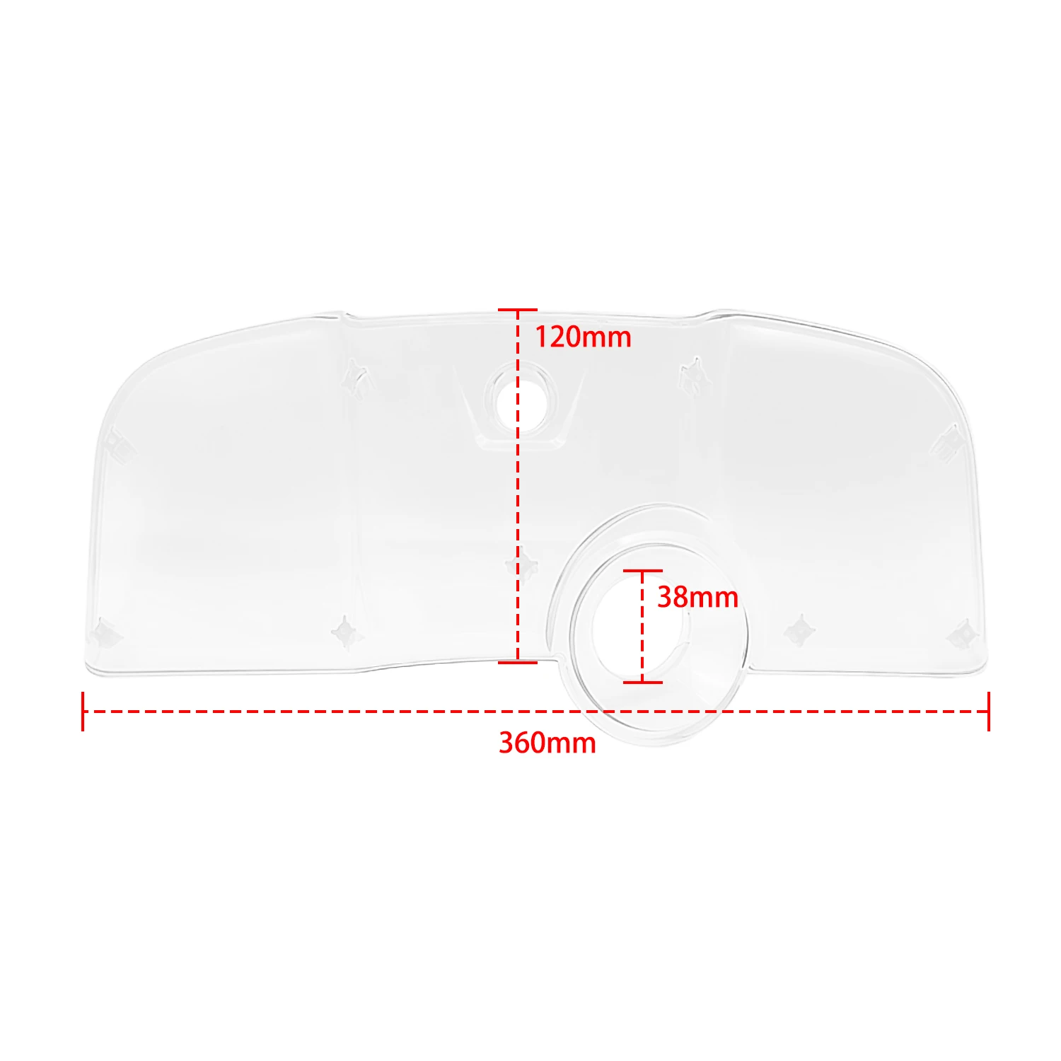 Für Vespa Sprint Primavera 150 2024 Primaera 150 2024 Roller Motorrad Frontschutz Topcase Handschuhfach-Abdeckung – Detail 1