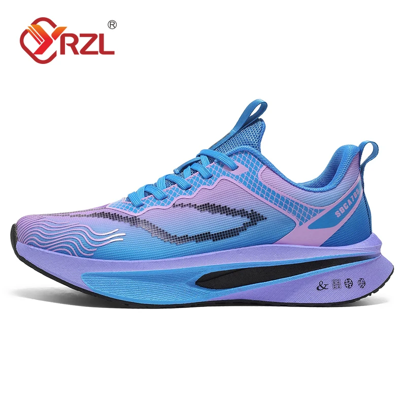 

Marathon Carbon Plate Sports Running Shoes Men New Breathable Lightweight Mesh Sport Shoes Women Comfortable Nonskid Sneakers