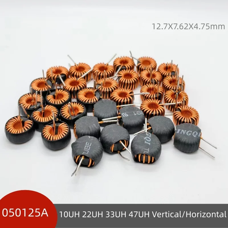 10 шт. 050125 магнитное кольцо катушки индуктор LC фильтр индуктор провод Sendust тороидальный индуктор входит основание 10uH 22uH 33uH 47UH