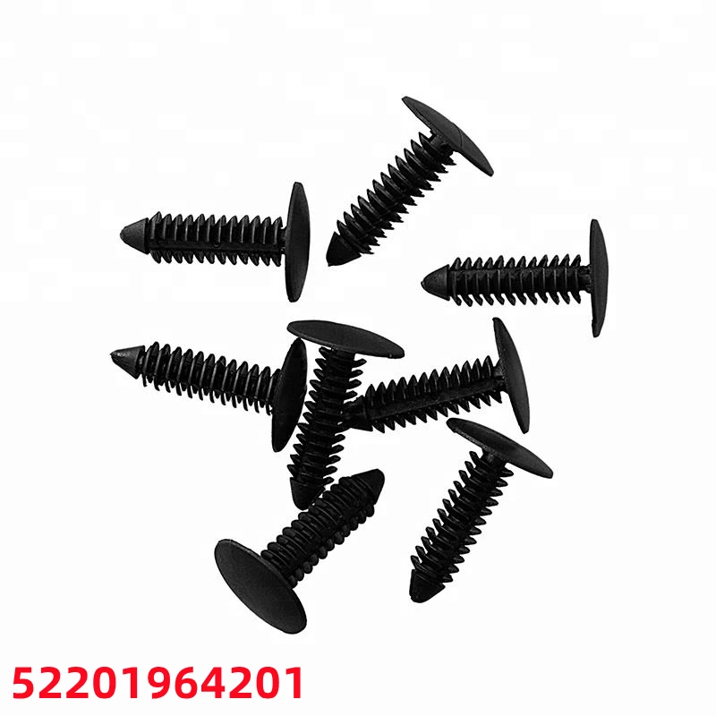 100Pcs New Plastic Auto Clips Bumper Fasteners Car Plastic Push Rivet    52201964201   A12