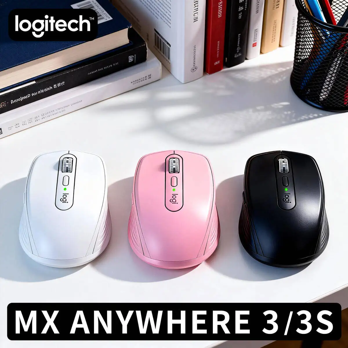 

Logitech MX Anywhere 3S High Precision Bluetooth Mouse 4000DPI Rechargeable for Windows Mac PC
