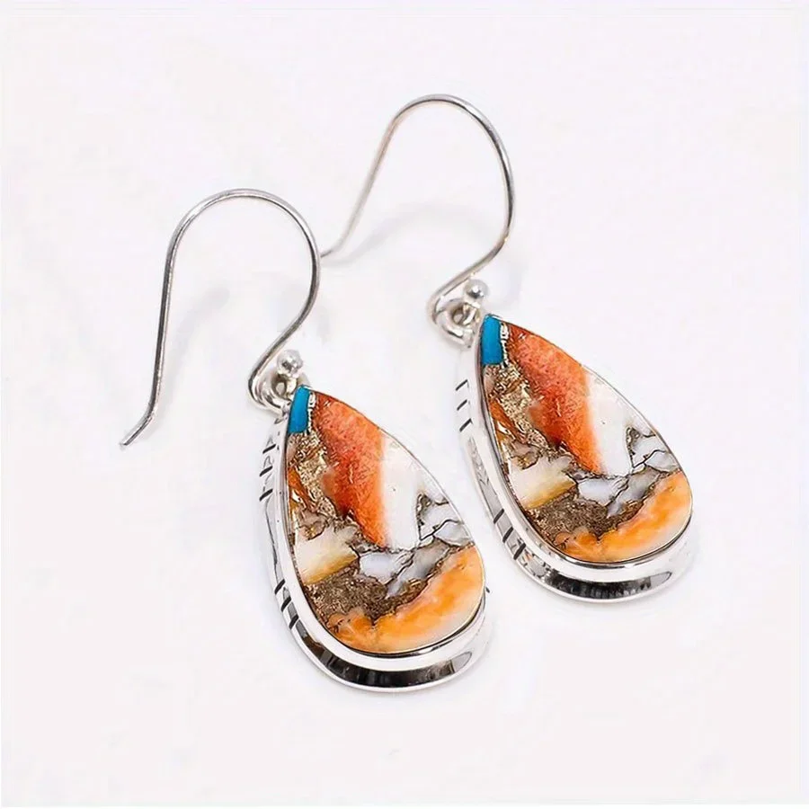 Fashion Bohemian Earring Imitation Turquoise Earring Earrings for Women Vintage Earrings Jewelry Perfect Gift To Lover Friend