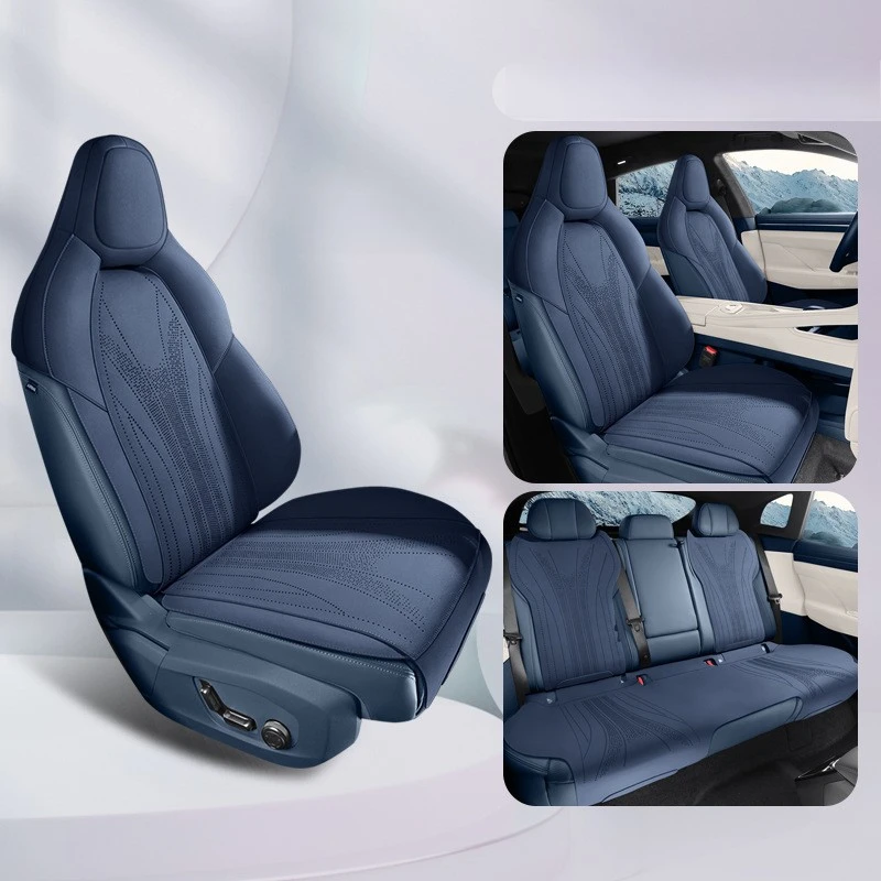 Custom Car Special Seat Covers For zeekr 001 2024 ZEEKR 001 Ultra thin Suede Leather Cushion Seat protection Sover Accessories