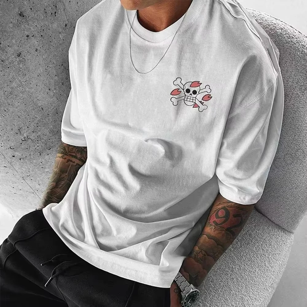 One Piece Anime Tony Chopper Printed T-shirt Men's and Women's T-shirt Men's Top Sports T-shirt Men's T-shirt Harajuku Y2K Tee