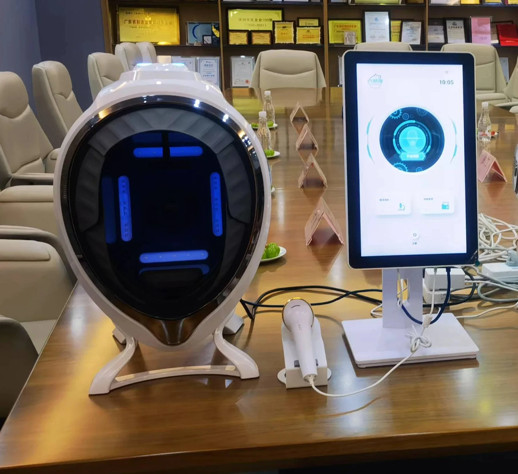 

Профессиональный анализатор кожи с ИИ: Умное 3D-зеркало, цифровой детектор состояния кожи, прибор для анализа лица