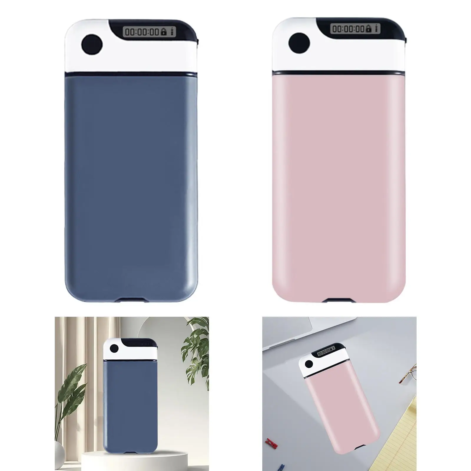 Timed Lock Box Easy to Carry Portable Multifunctional Phone Lock Box for Dorm