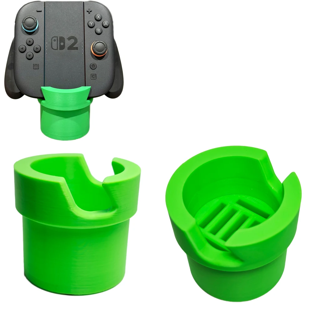 

1pcs Game Controller Stand for switch 2 Controller Dock Gamepad Desk Holder Handle Bracket Base with 7 game card slots