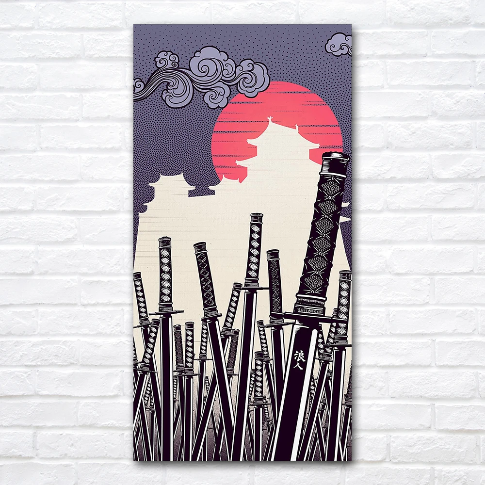 Lukisan Kanvas Katana Jepang P - Japanese Lifestyle Home ulasan dan harga