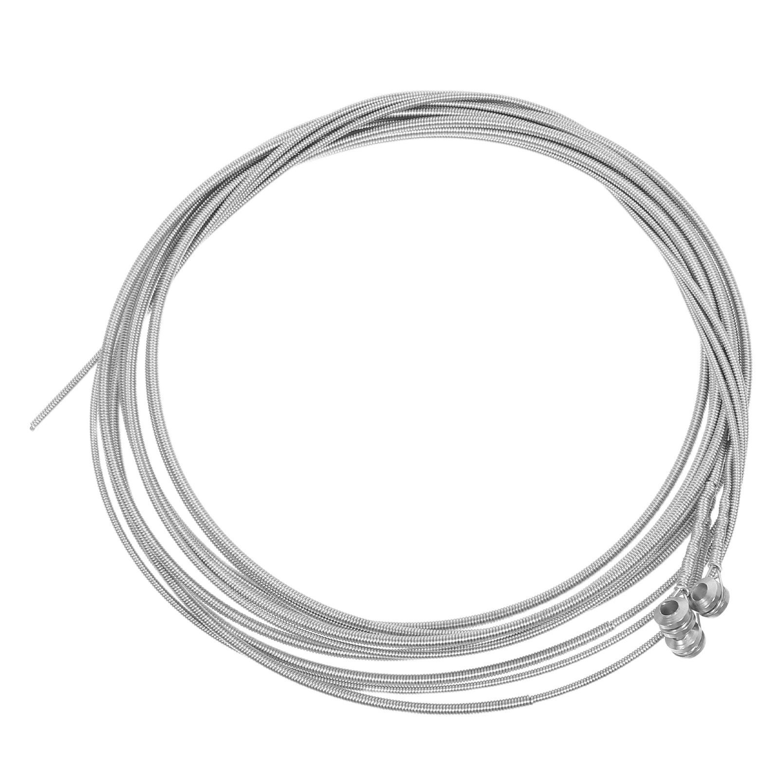

5 Pcs 5-string Electric Bass Strings Spare Parts Stainless Steel Guitar Silver Accessory