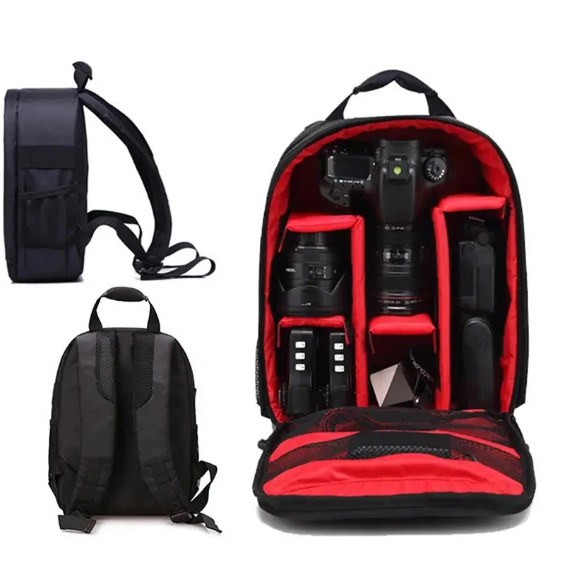 Multi-functional Camera Backpack Video Digital DSLR Bag Waterproof Outdoor Camera Photo Bag Case for Nikon Sony Large capacity