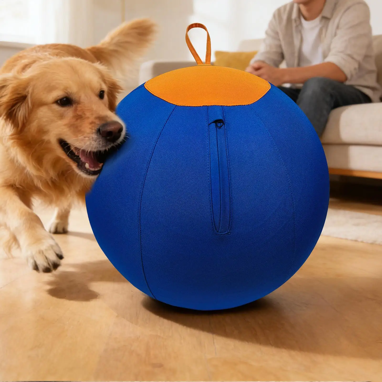 Großer Hundeball, interaktives Bewegungsspielzeug, Herdball, Haustierbedarf für Hunde, für Welpen, kleine, mittlere und große Rassen, zur Beschäftigung.