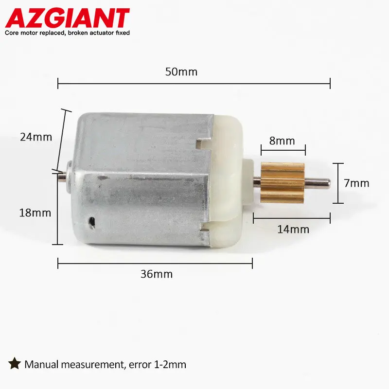 AZGIANT Car Center Door Lock Motor FC280 DC Locking Filler Flap Car Motor for Opel Astra TT Coupe Zafira Corsa Car Accessories