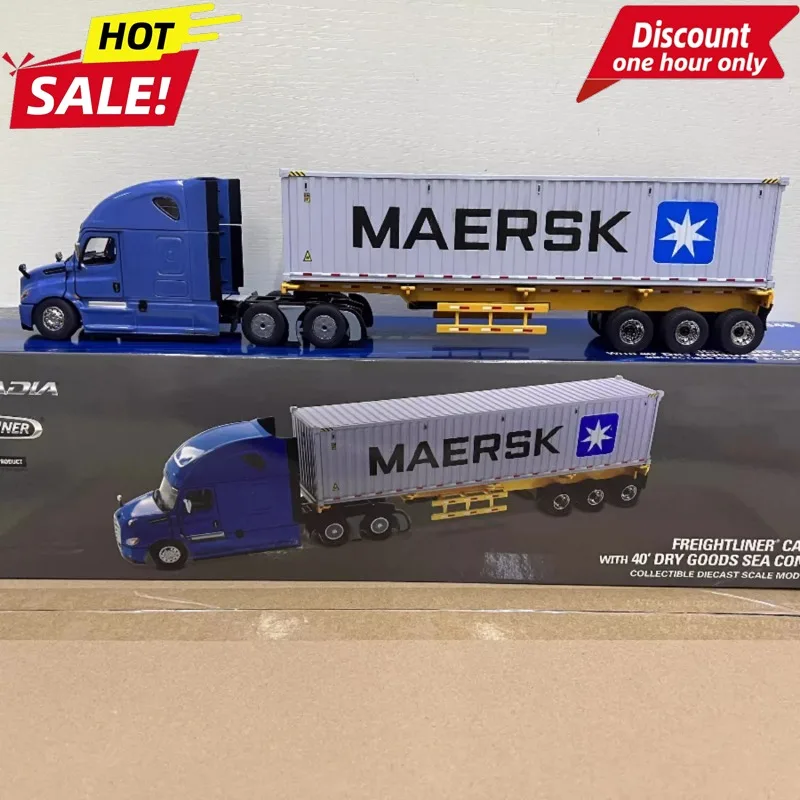 

DM 1:50 FREIGHTLINER CASCADIA Tractor for Maersk Container Truck Model 71048