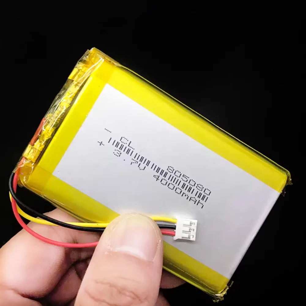 3.7V 4000mAh 805080 855080 PH2.0mm 3-Wires Thermistor Li Lithium Battery Lipo For GSP DashCam e-book Bluetooth Speaker Tablet PC