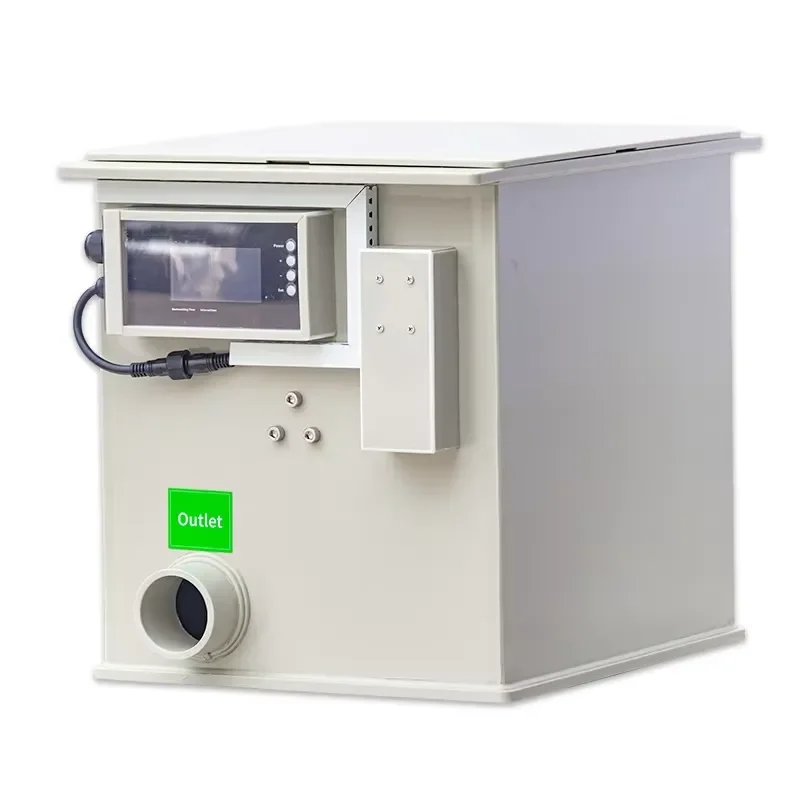 QLOZONE 10M3 Aquaculture Fishing Farm Mini Drum Filter 2640 Gallon /hr Gravity Support 10000 Liters Koi Pond Rotary Drum