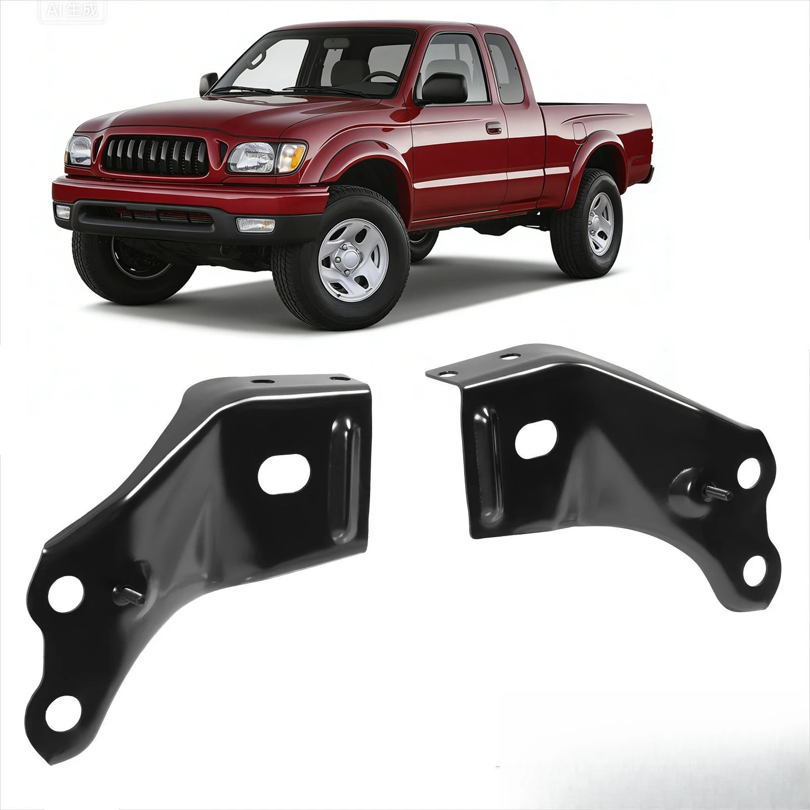 Set of 2 New Front Bumper Bracket For Toyota Tacoma 2001-2004 Left & Right