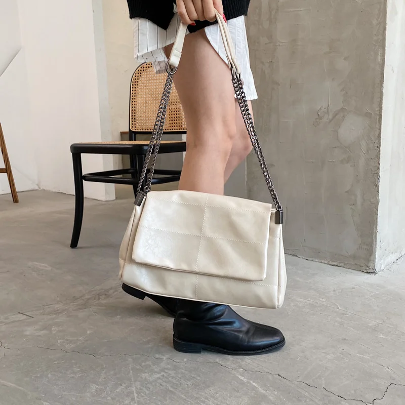 Leather Messenger Bag Handbags For Women's Versatile Purses Shoulder Luxury Crossbody High Quality Casual Exquisite Highcapacity
