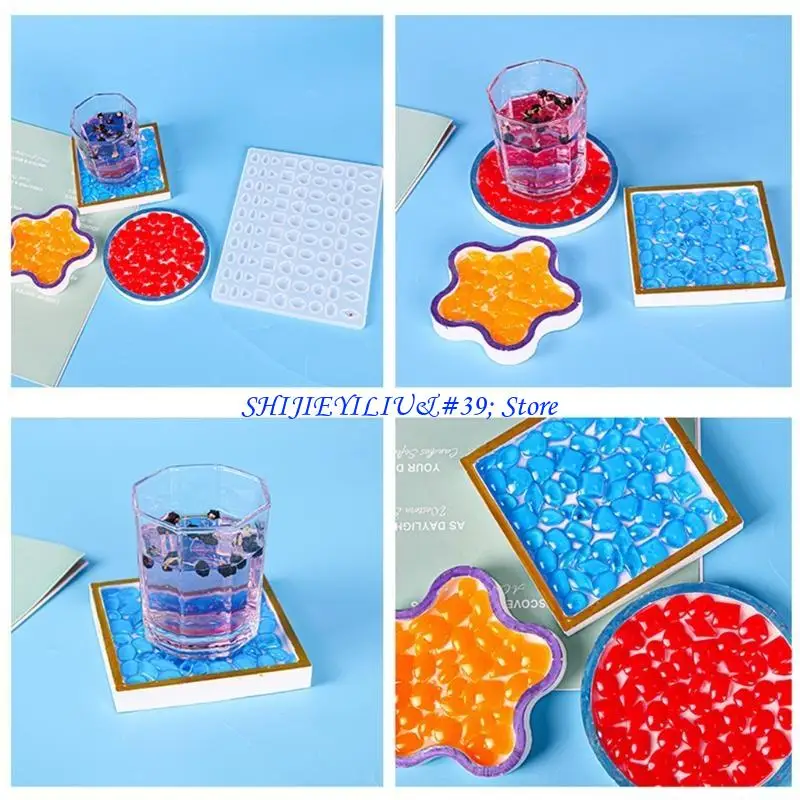 

E21F формы для подставок для литья смолы, формы для эпоксидной смолы, сделай сам, любовь, силиконовая форма