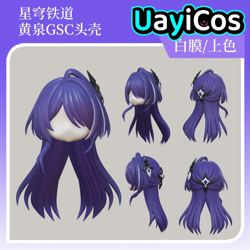 

Honkai：Star Rail Acheron Handmade OB11 OB22 GSC Hair Detachable Hair Shell Wig Faceplates BJD Doll Accessories Game Anime Figu
