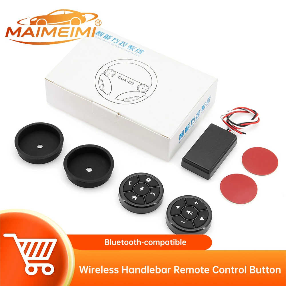 New Universal 10 key Wireless Car wireless steering wheel control Car DVD GPS Multimedia Navigation Control Buttons Auto Parts