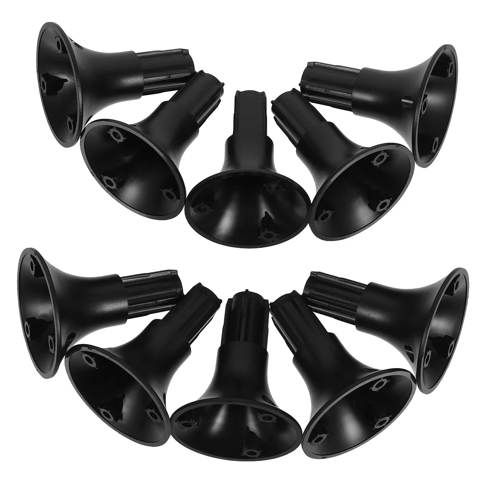 10Pcs Garden Light Base Solar Lamp Holder Replacement Sturdy ABS Outdoor Lawn Lights Ground Post Mount Path Light Stake