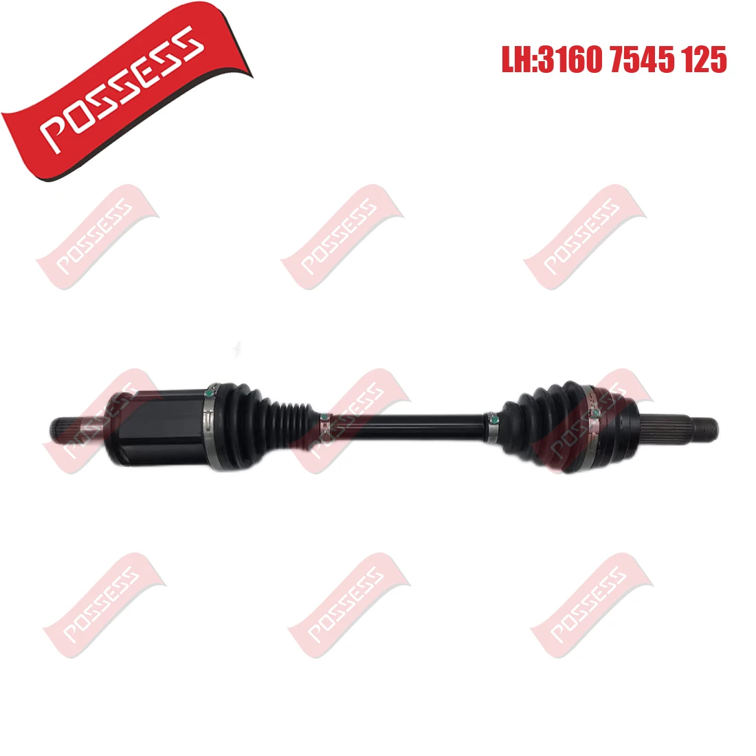 Front Axle Left And Right Drive Shaft Assembly With Constant Velocity Universal Joint For BMW X5 X6 E70 E71 E72  Xdrive