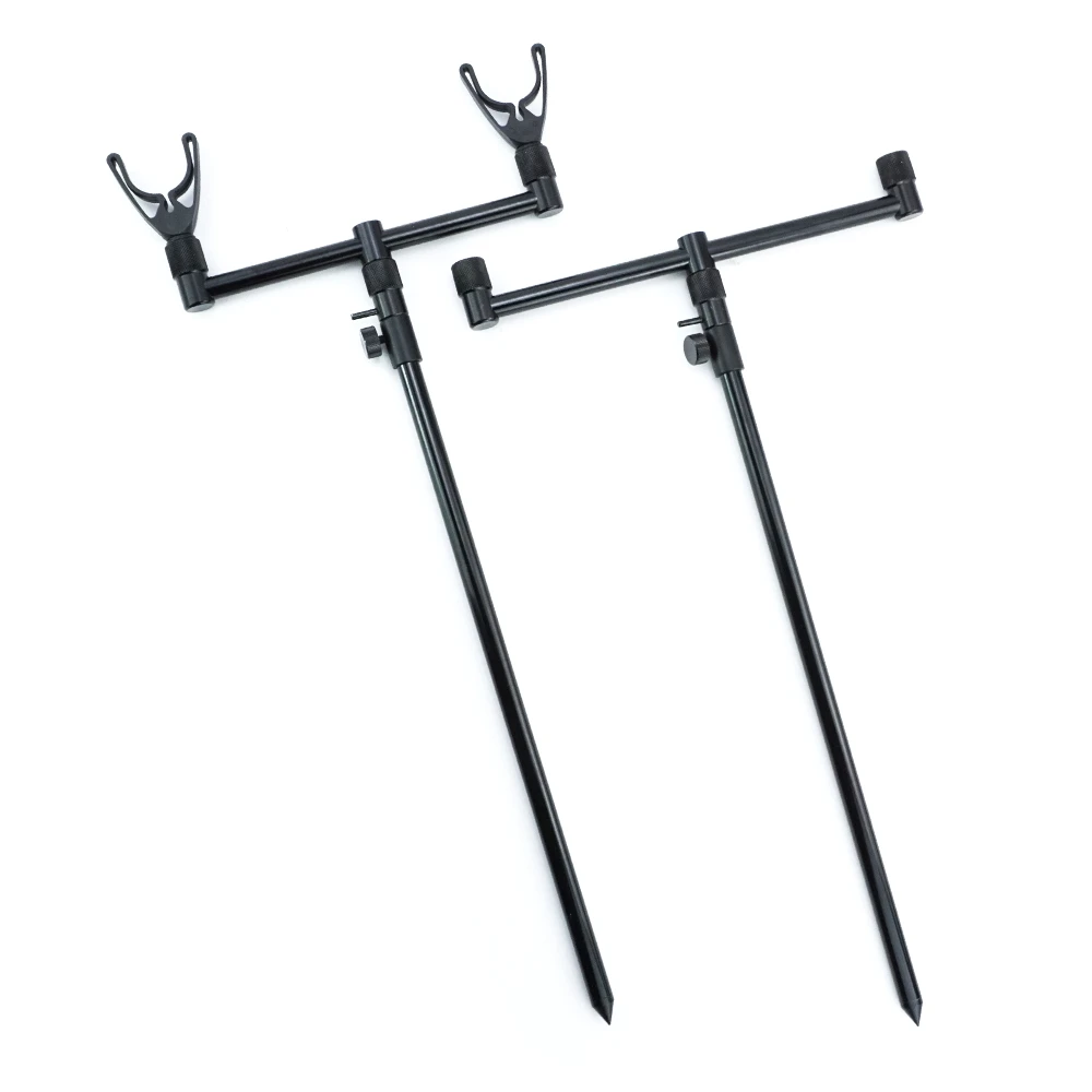 Adjustable Carp Fishing Rod Pod 3-Rod Aluminium Tripod Stand for Bank Fishing, Foldable Portable Carp Rod Rest Holder view 5