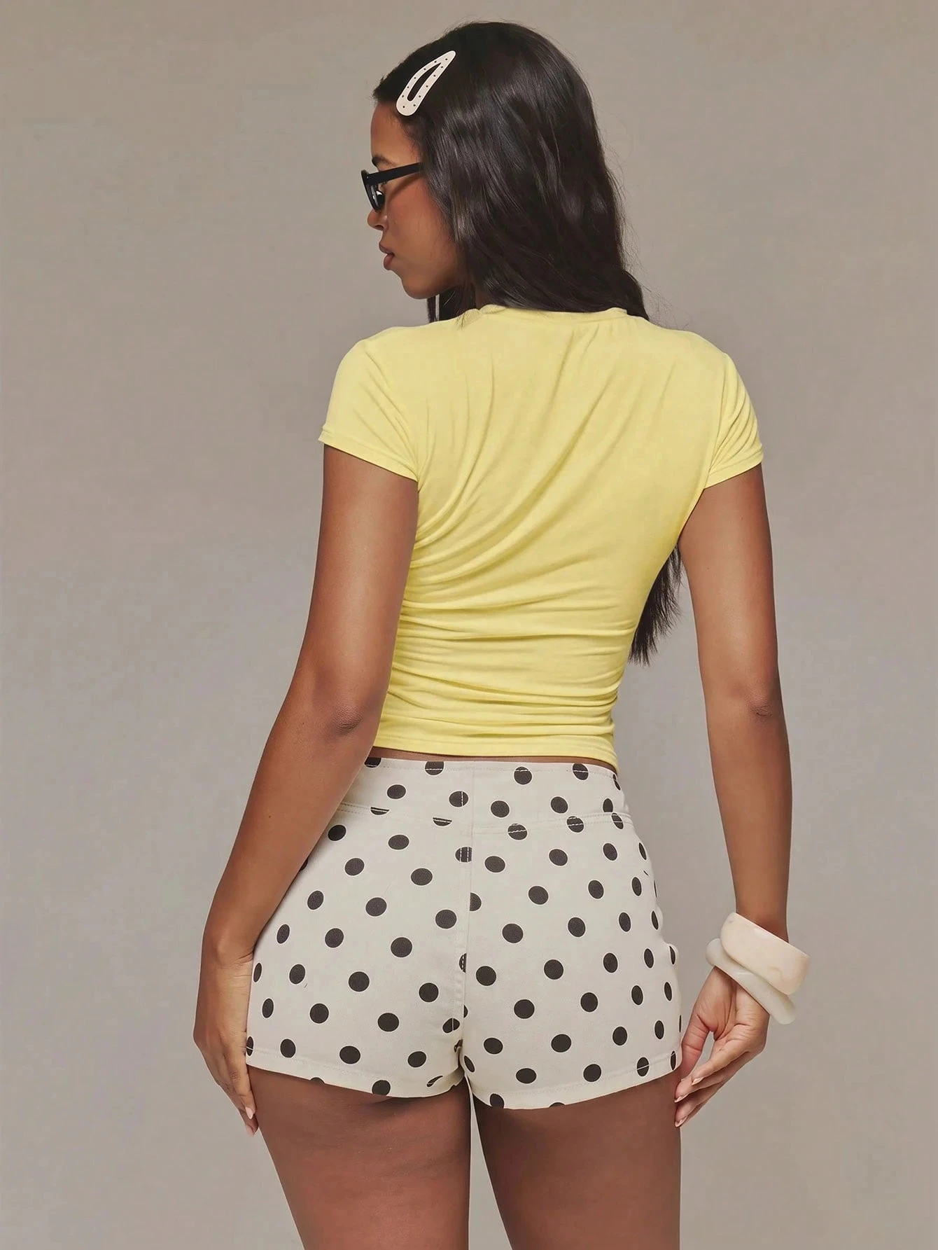 Vintage 90s Style Short Sleeve Crop Top Women Letter Print Slim Fit Y2K Casual T‑Shirt