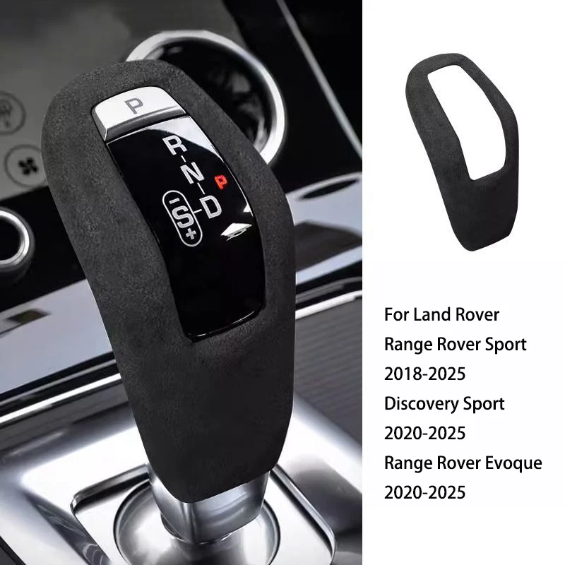 Voor Land Rover Range Rover Sport Evoque Discovery Sport Jaguar XE Suède versnellingspookknop modificatie versnellingspookknop