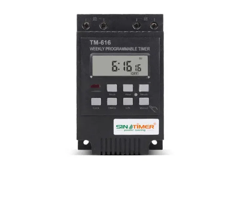 220V 110V 12V 30AMP TM616 Control Load 7 Days Programmable Digital TIME SWITCH Relay Timer Control - 220V