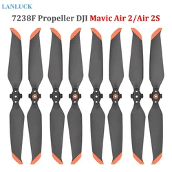 4 Pairs Low Noise 7238 Propeller Props for DJI Air 2s/Mavic Air 2 Drone Quick-Release 7238F Blade Propellers Wing Accessories