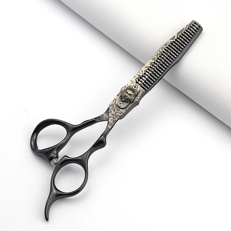 6-inch Hairdressing Scissors Sets-Suitable for barber Thinning and Styling Hair-for Men and Women f, Point Cuts, and Flat Cuts