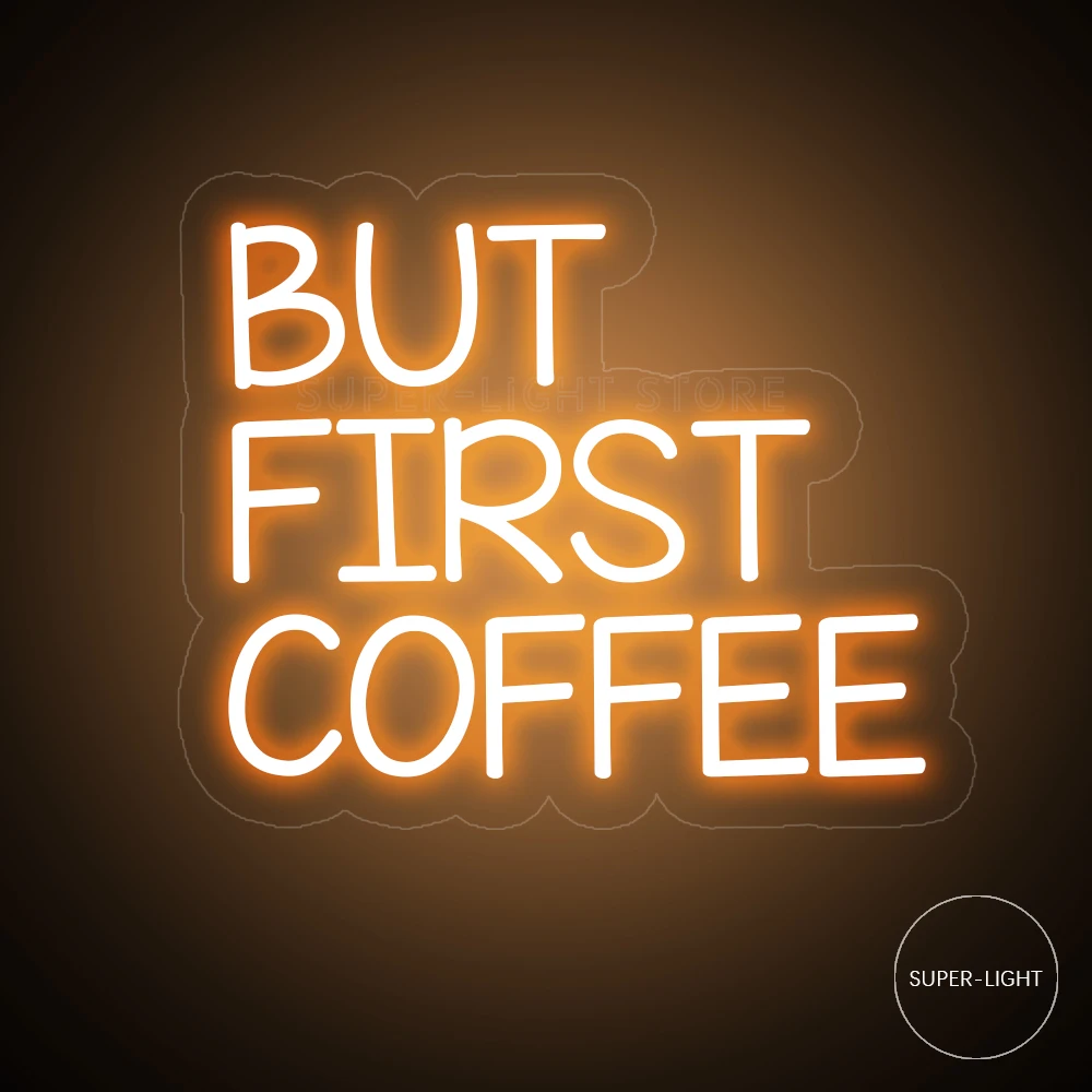 

But First Coffee Shop Neon Sign, Coffee Neon Sign, Cafe Decor, Handcrafted Neon Sign, Neon Sign Cafe, Coffee Shop Neon Cafe