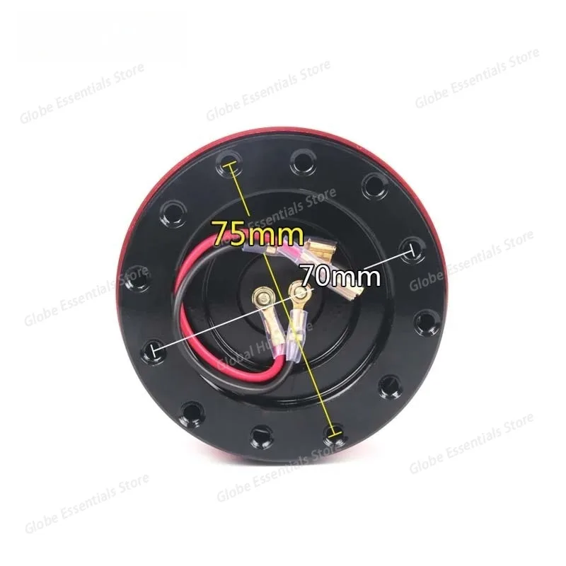 Car Steering Wheel Up and Down Black Quick Remover Competitive Aluminum Alloy Racing Car Quick Remover Connecting Adapter