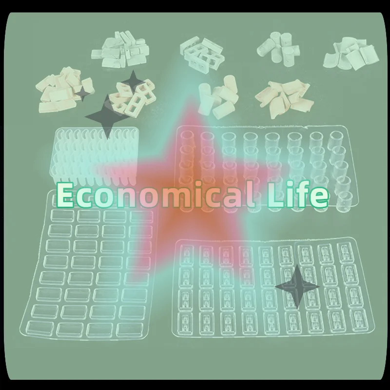 [MOA]1Set Sand Table Building Making Mini Brick Silicone Mold Model Brick Handmade Set DIY Home Decoration[MOA]